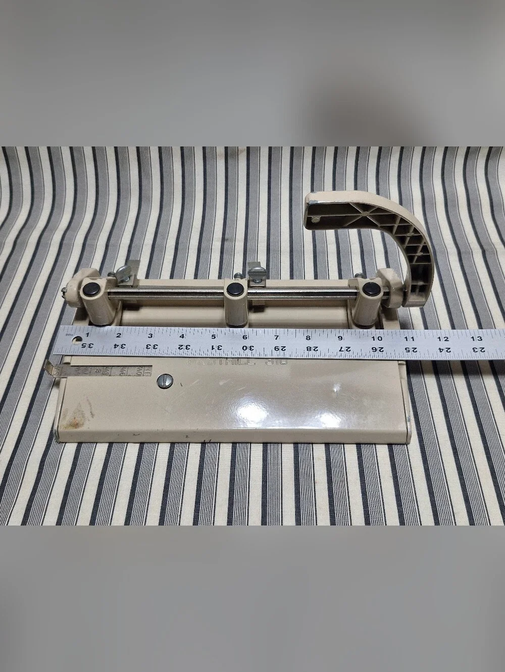 Foothill 310 Adjustable 3-Hole Paper Punch Heavy Duty Office Punch USA